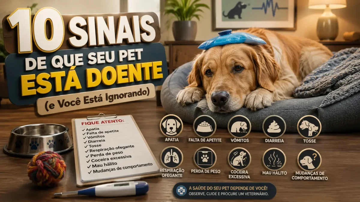 10 Sinais de Que Seu Pet Está Doente