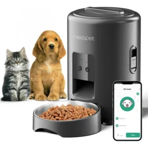 Comedouro Automático Pet App Newpet NP1322 Preto