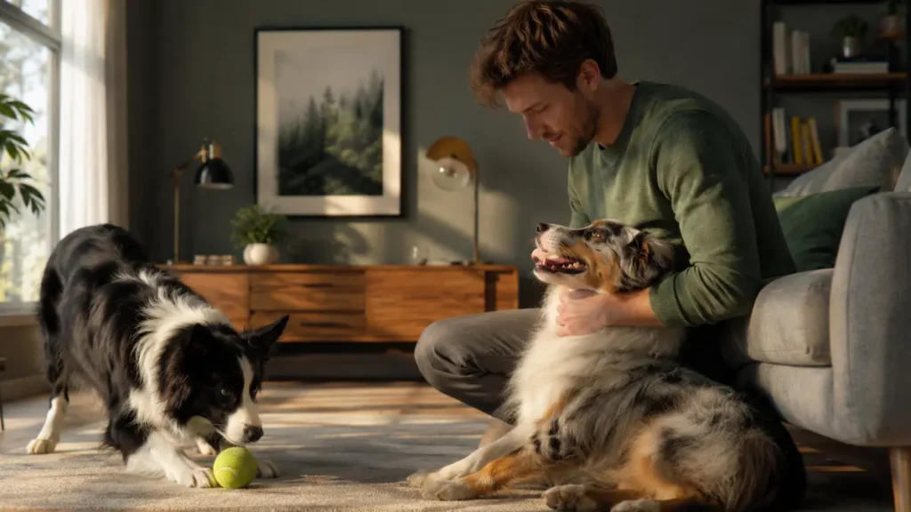 Border Collie vs Pastor Australiano