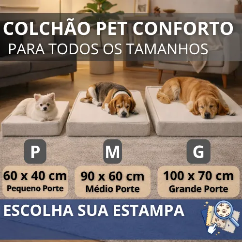 Colchão Pet Ortopédico Grafite Cães Gatos Tampo Impermeável 1 Colchão Pet Ortopédico Grafite Cães Gatos Tampo Impermeável