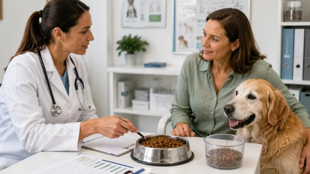 Como alimentar cães idosos