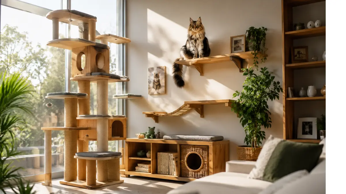 Como criar um ambiente enriquecido para gatos