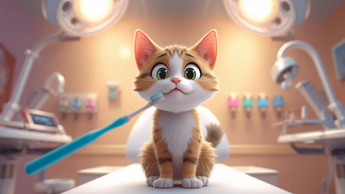 Higiene dentária felina