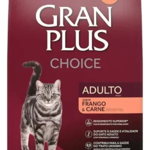 Ração Gran Plus Choice Gatos Adulto Frango E Carne 10,1kg,