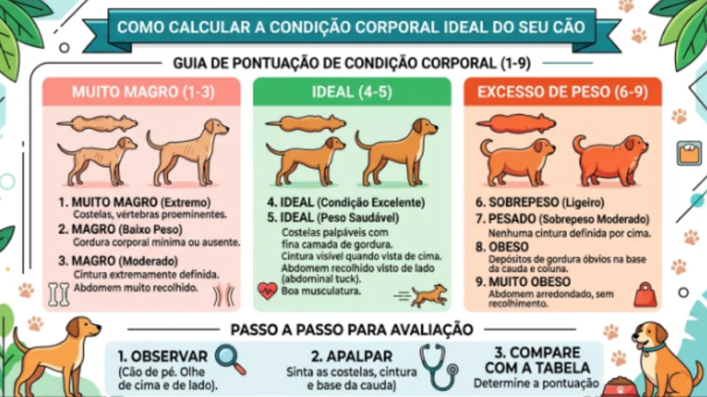 Como calcular a condição corporal ideal do cão 3 Como calcular a condição corporal ideal do cão